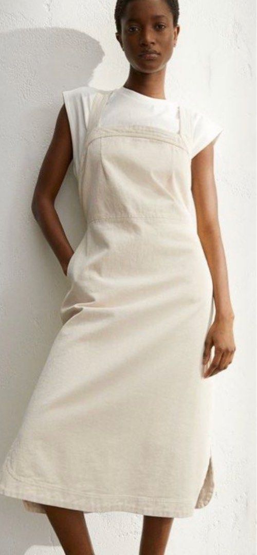 Denim maxi sales dress h&m