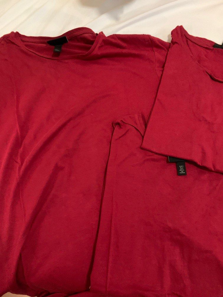 h&m red shirt