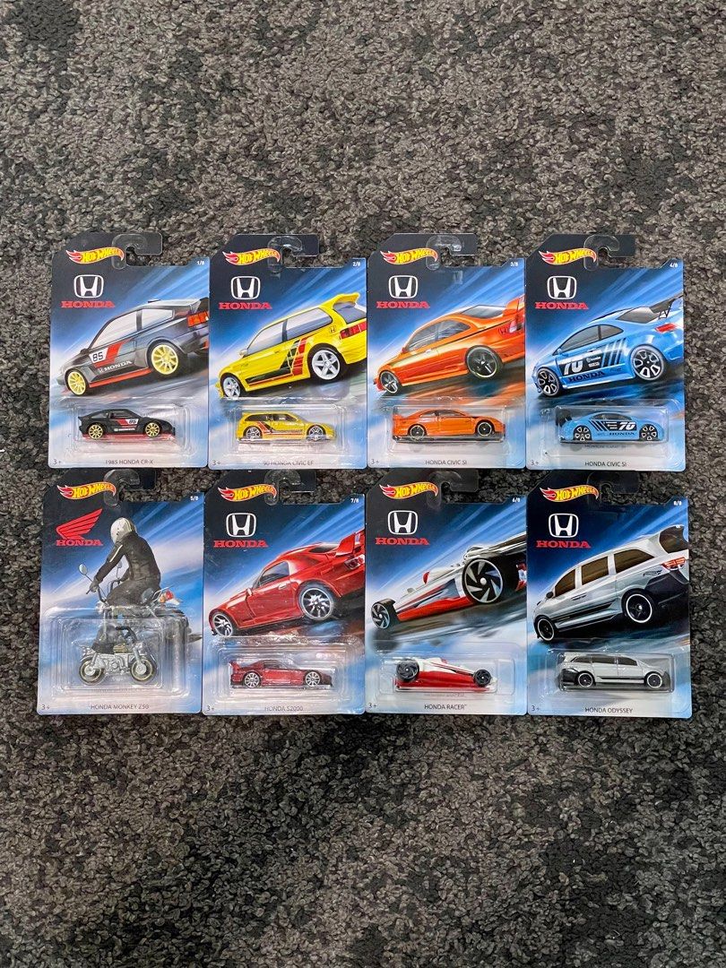 Honda Set Hot Wheels Hotwheels, Hobbies & Toys, Toys & Games on Carousell