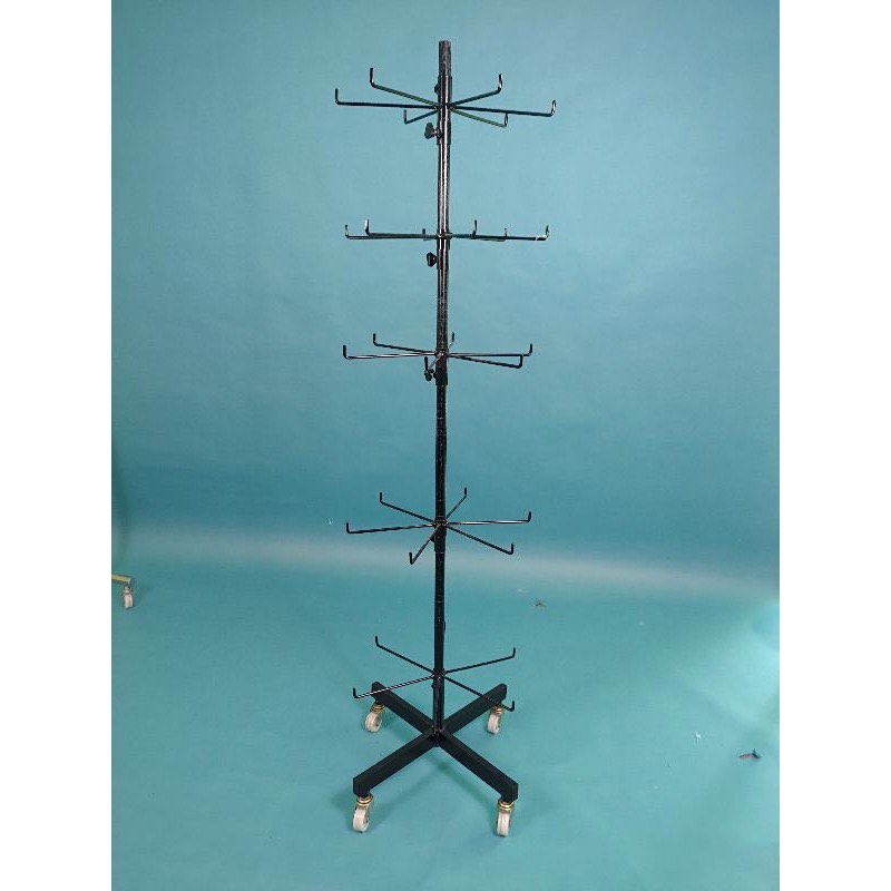 Hook stand display with wheels / Stand Gantung hook, Furniture & Home