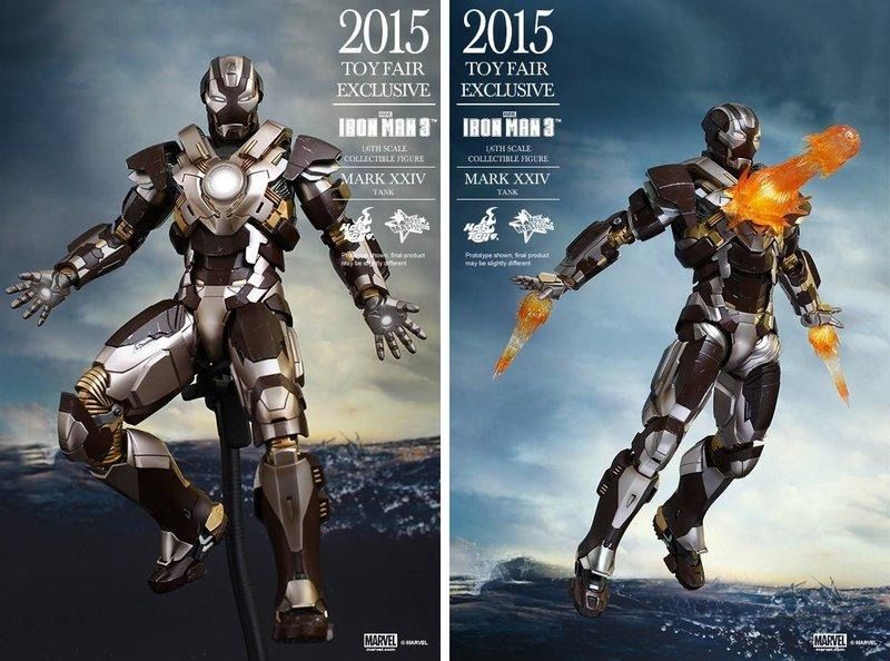 Hot Toys Iron Man Mark 24 XXIV TANK 動漫節Toy Fair 2015 限定版