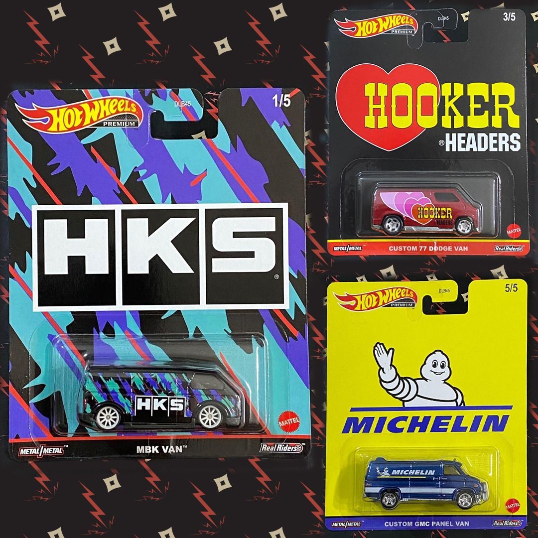 Hot Wheels Speed Shop Garage Set Hotwheels MBK Van HKS Custom 77