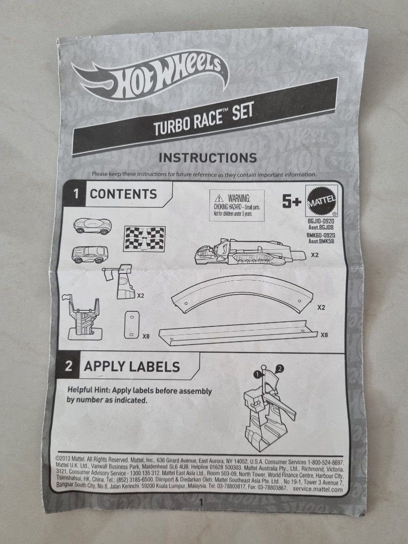 Hot Wheels Turbo Race Set, Hobbies & Toys, Toys & Games on Carousell