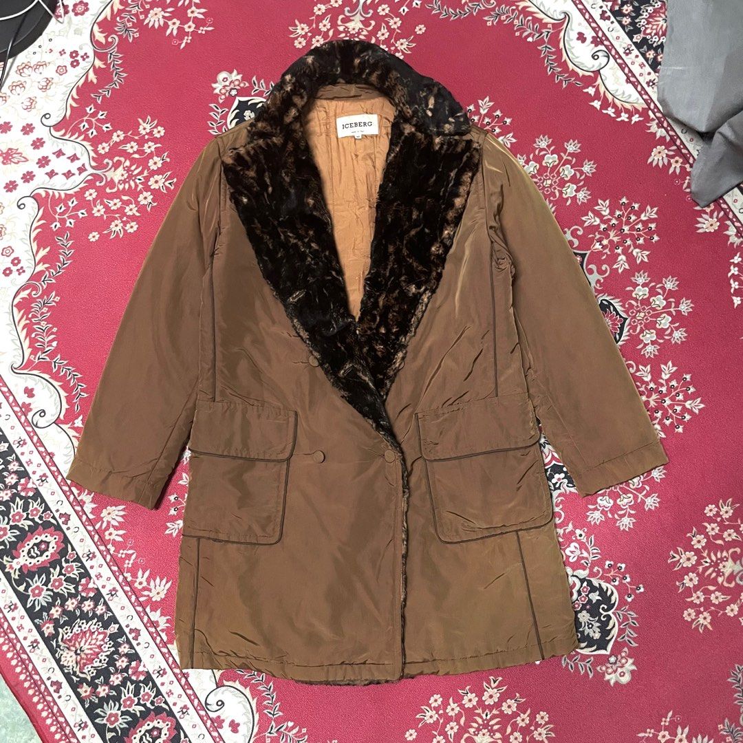 Iceberg Fur Coat, Women's Fashion, Coats, Jackets and Outerwear on