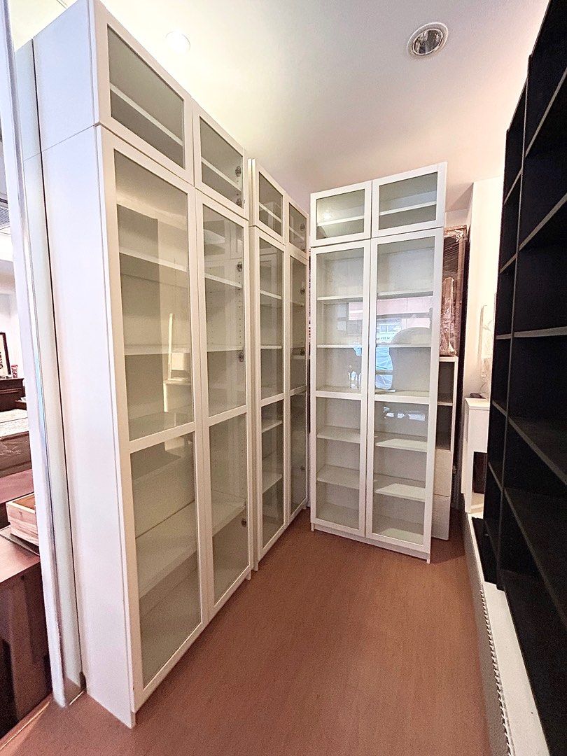 Ikea BILLY combination with high extension units, Furniture & Home