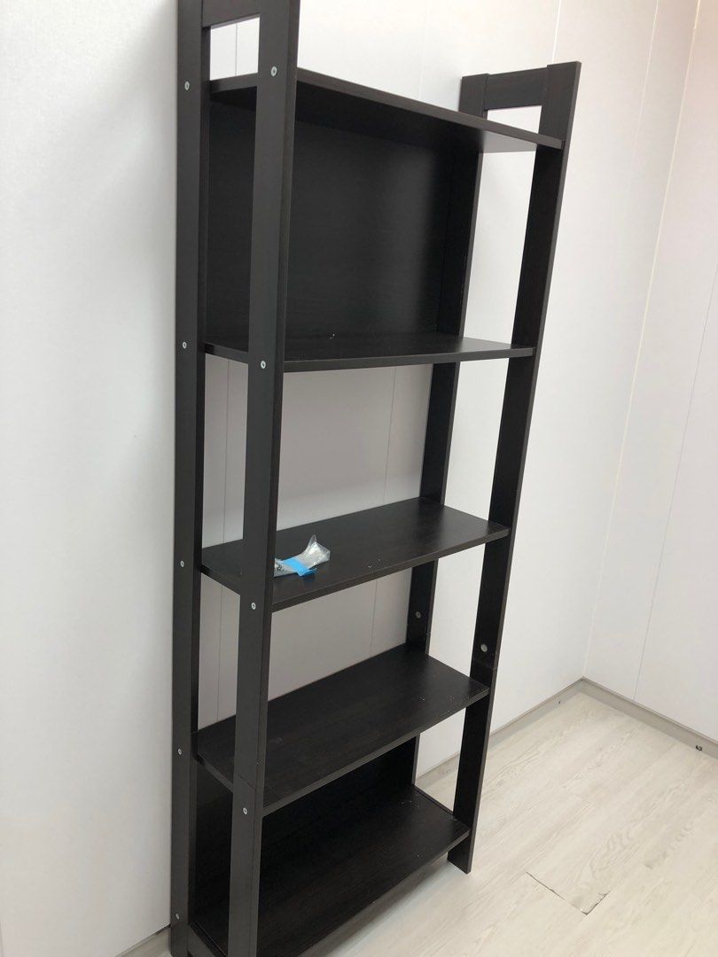 書櫃 IKEA LAIVA Bookcase, blackbrown, 62x165 cm, 傢俬＆家居, 傢俬, 櫃子、組合櫃及置物架