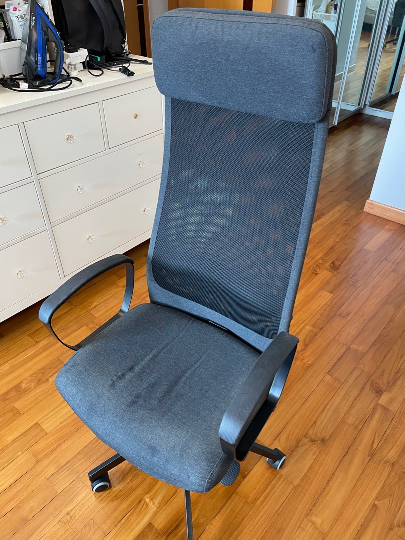 Ikea MARKUS Office chair, Furniture & Home Living, Furniture, Chairs on