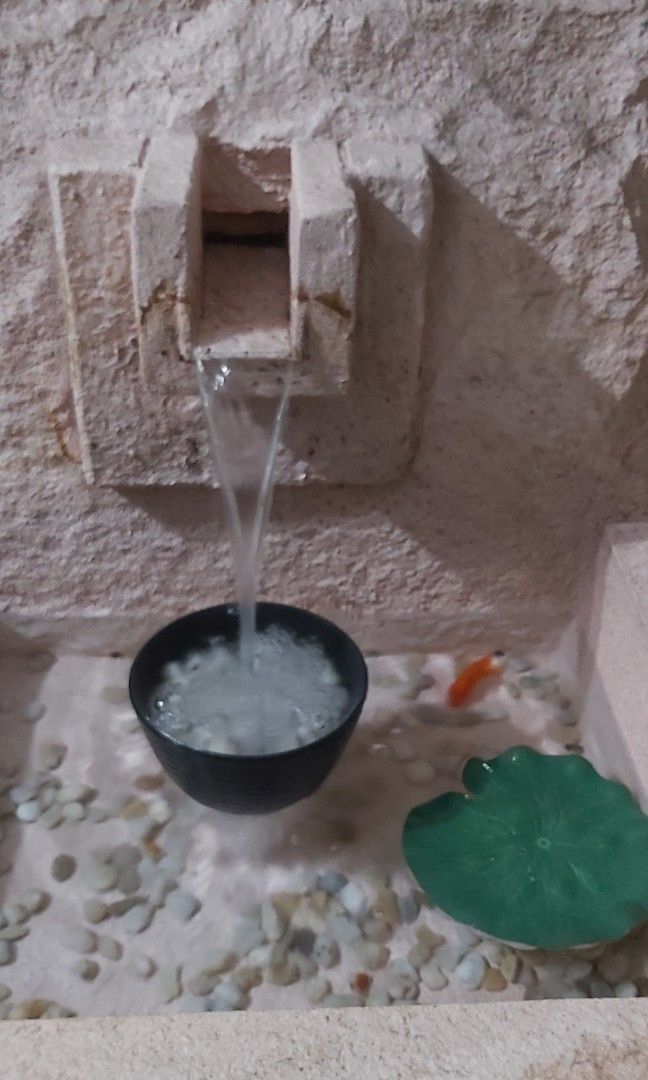 Indoor fish pond, water feature, fountain FUKAI, Pet Supplies, Homes