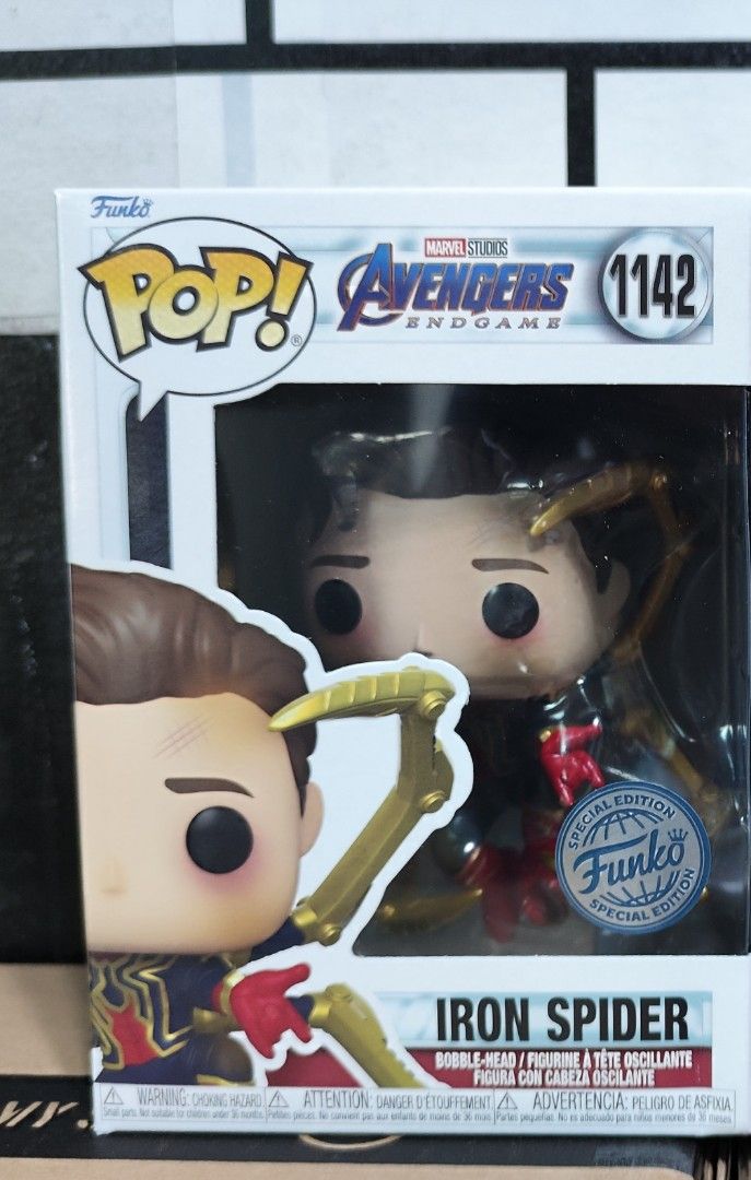 Iron spider unmasked funko online pop