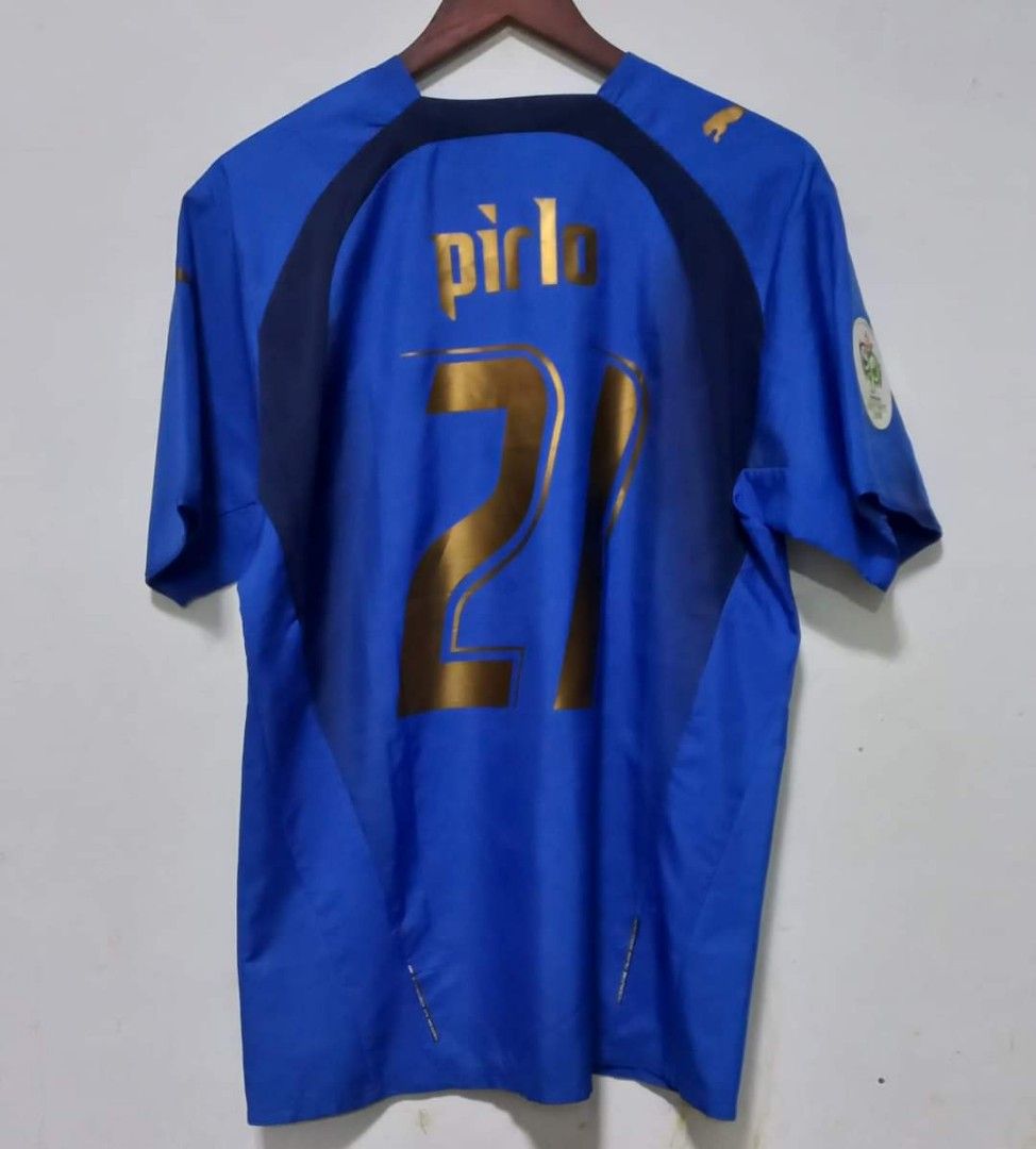 2010/11 Italy Authentic Home Jersey #21 Pirlo XL Puma Player Issue