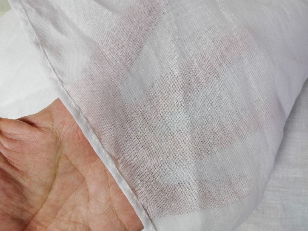 Japanese Traditional Men Underwear Translucent Cotton Gauze White