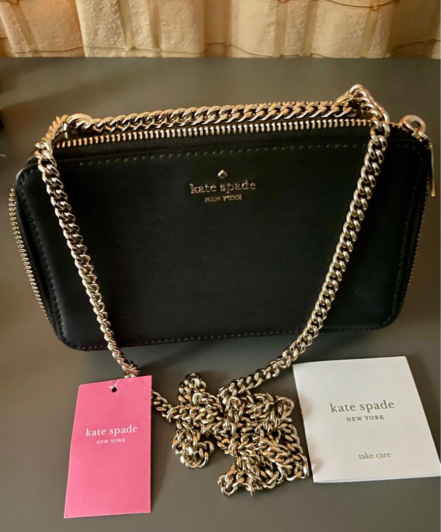 Kate spade connie sale double zip chain crossbody