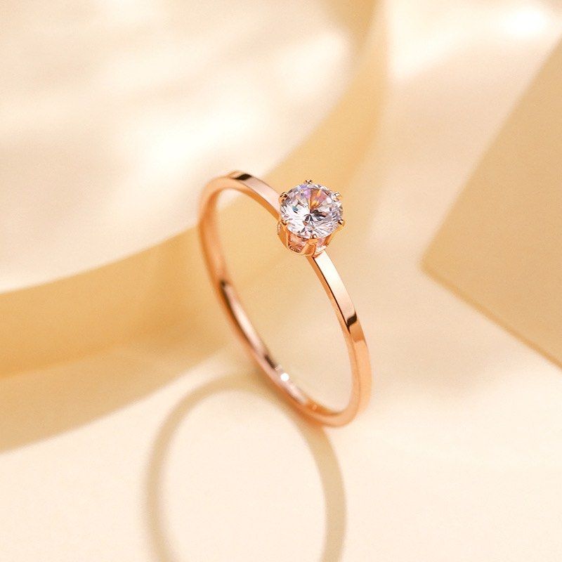 Keepsake Engagement Rose Gold Ring Women s Fashion Jewelry