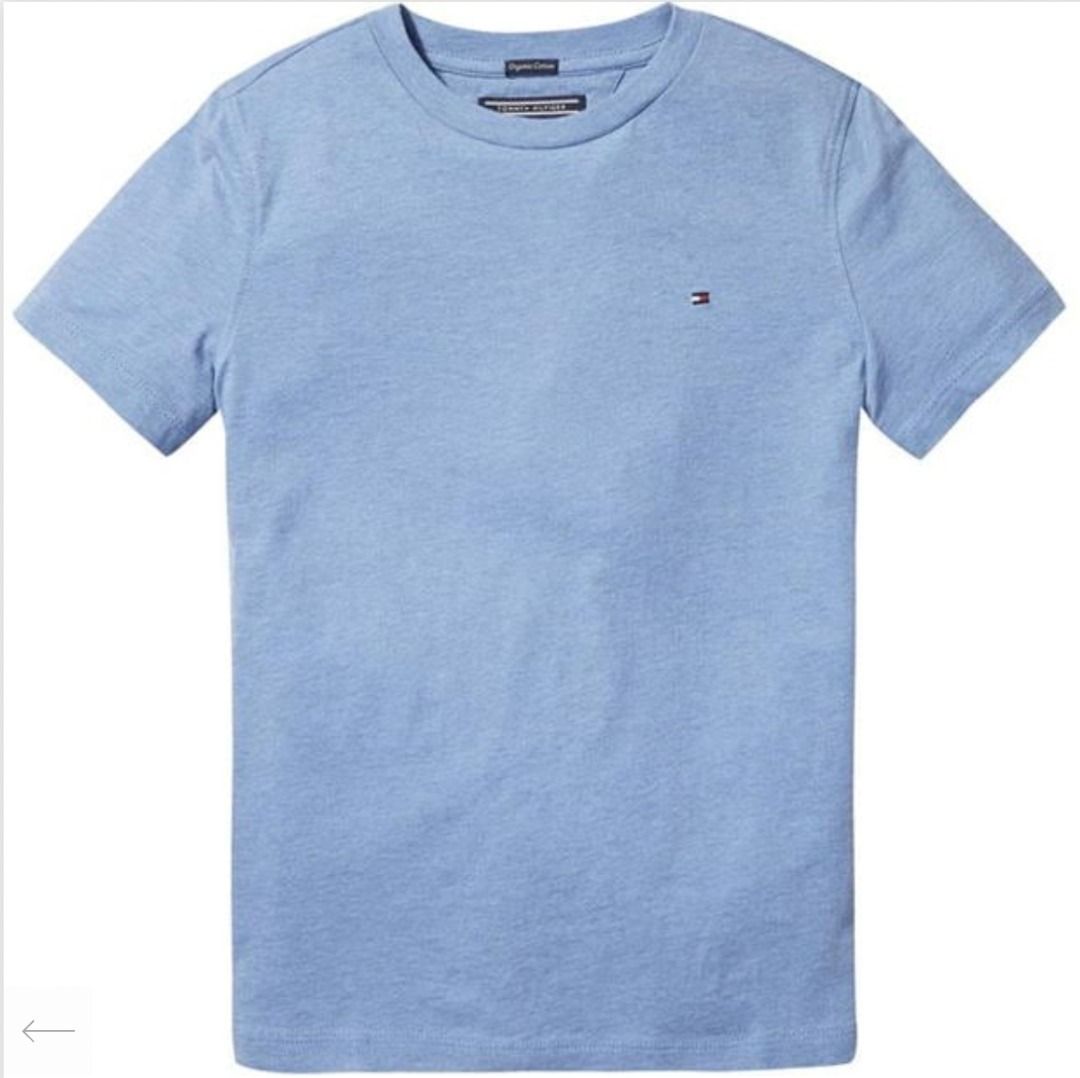 Kids Tommy Hilfiger Solid Tee Blue T shirt Carousell