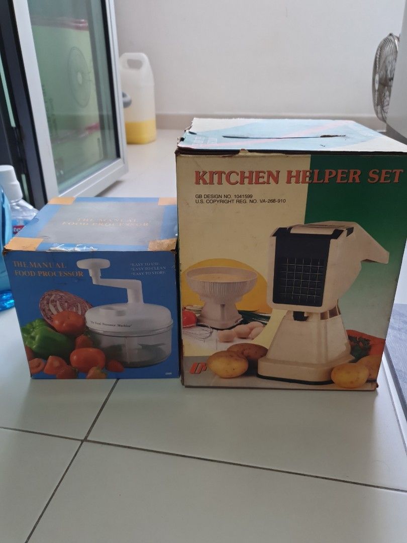 Kitchen helper set / Manual Food processor, Furniture & Home Living, Kitchenware & Tableware