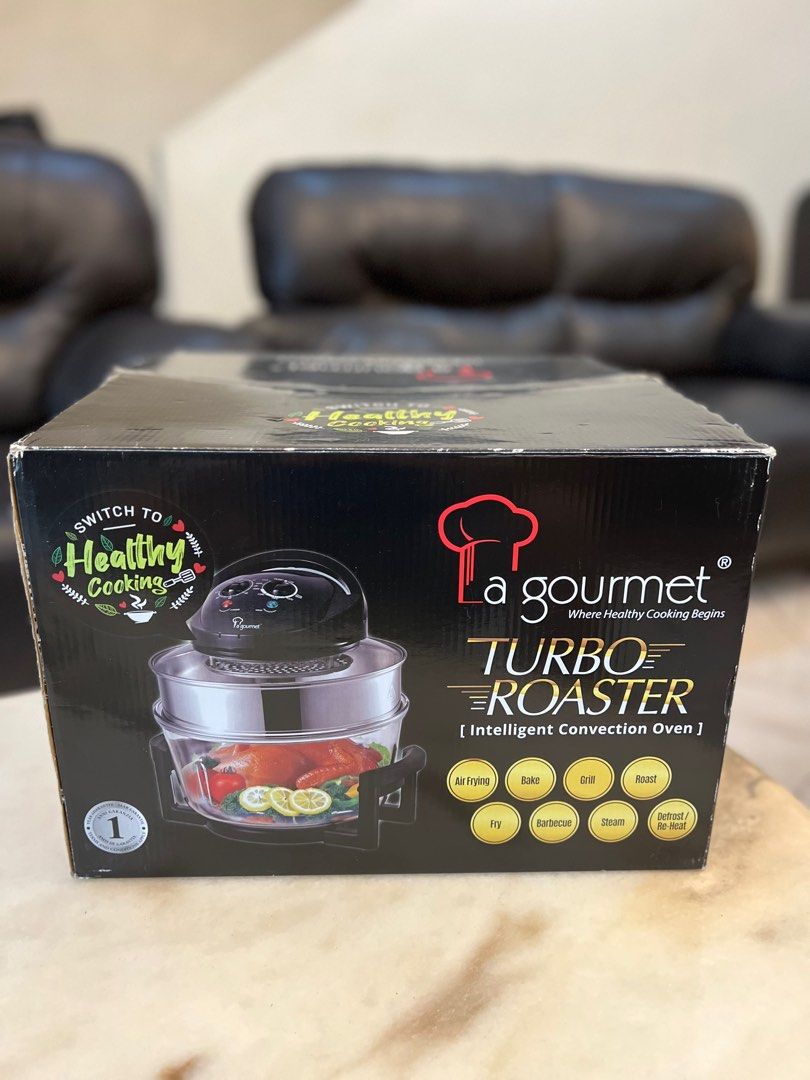 La Gourmet Turbo Roaster Convention Oven 12L Air fryer , TV & Home
