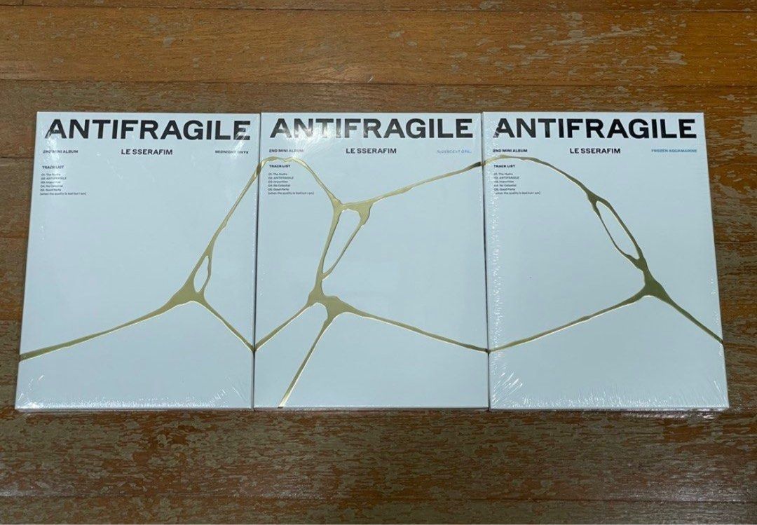 Lesserafim Discography LE SSERAFIM Antifragile Fearless Albums Sealed and Unsealed LESSERAFIM ...