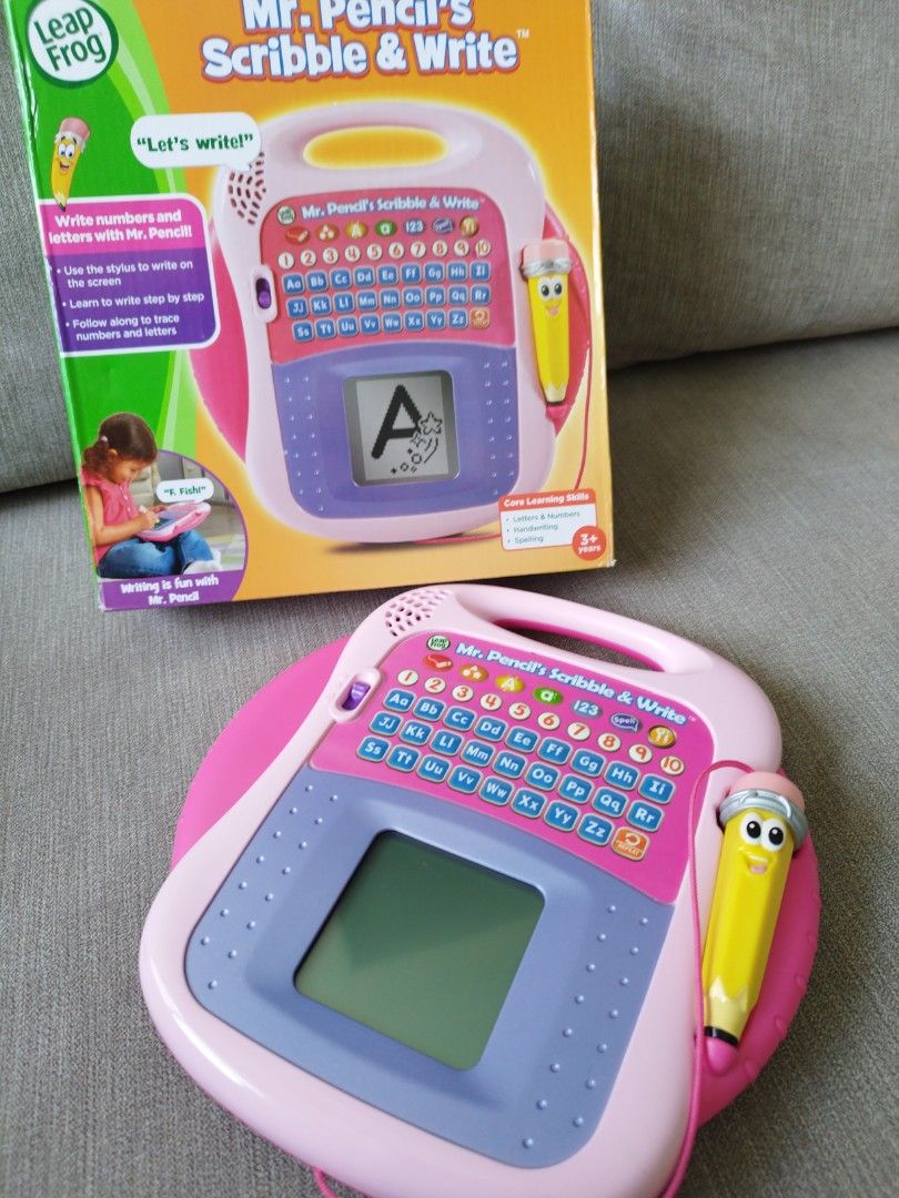 Leapfrog mr pencil scribble and write pink new arrivals