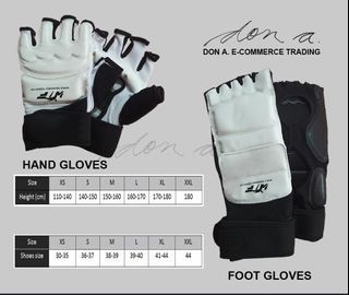 Legit: Hand and Foot Gloves Taekwondo Korean Gears
