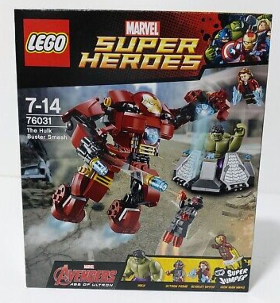 LEGO Marvel Super Heroes 76031 The Hulk Buster Smash, 興趣及遊戲, 玩具 & 遊戲類 ...
