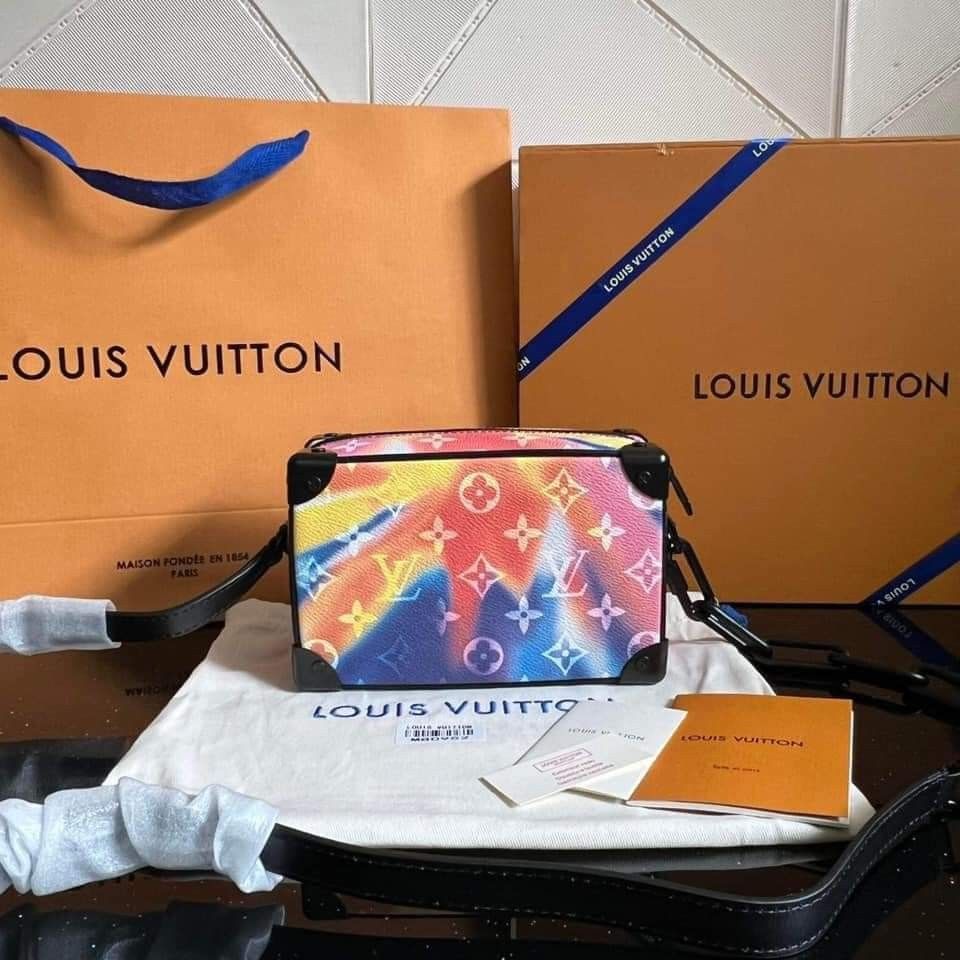 Louis Vuitton Mini Soft Trunk Sunset Monogram Multicolor in Coated