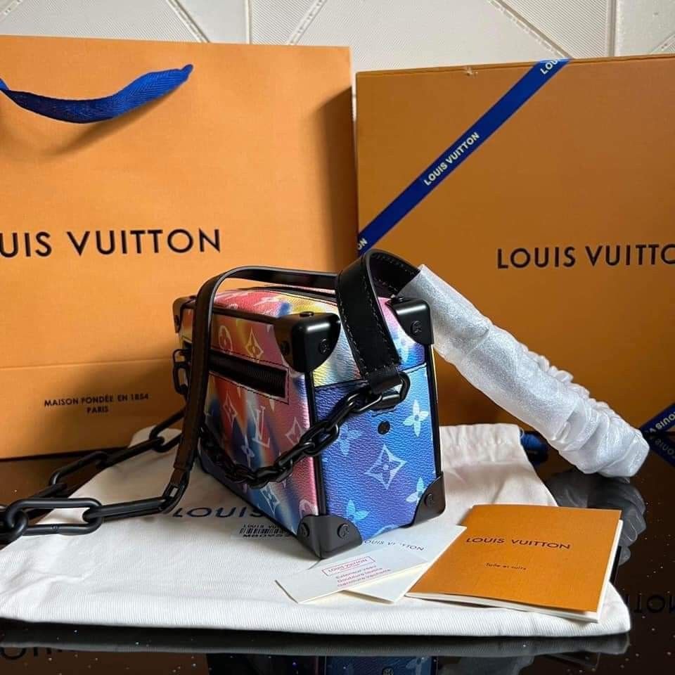 Louis Vuitton Mini Soft Trunk Sunset Monogram Multicolor in Coated