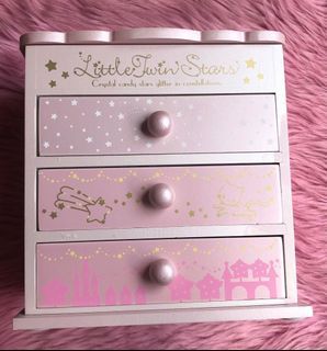 Little Twin Stars Wooden Jewelry Box