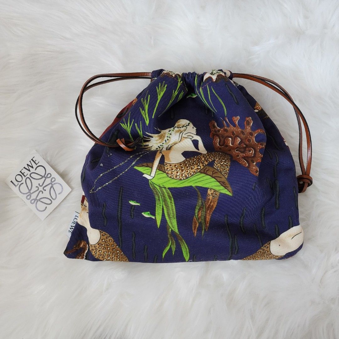 Loewe paula drawstring pouch online