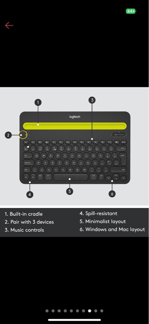 Logitech tablet/ phone keyboard, Computers & Tech, Parts & Accessories ...