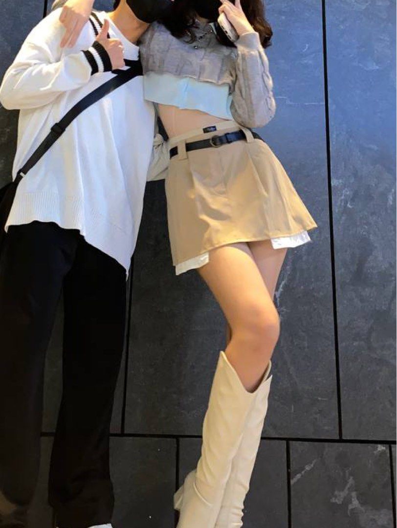 LONGSLEEVE POLO AND SKIRT SET (Category: Sets or Coordinates) located in Taguig. Submitted by jazelunn (Listing ID 1213465141, Image 2). Description: VERY RARE SKIRT SMALL TO MEDIUM street wear y2k fairycore coquette oldmoney basic casual .