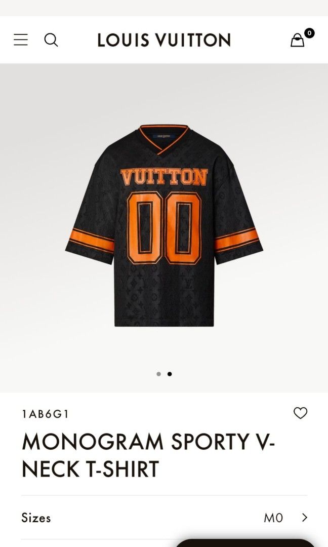 DISHIN™ on Instagram: Louis Vuitton limited edition “Hockey Jersey T-Shirt”  $1,090.00 USD After introducing hockey in SS22, Louis Vuitton has hit the  ice again. This sportswear-inspired piece channels inner hockey fashion,  with