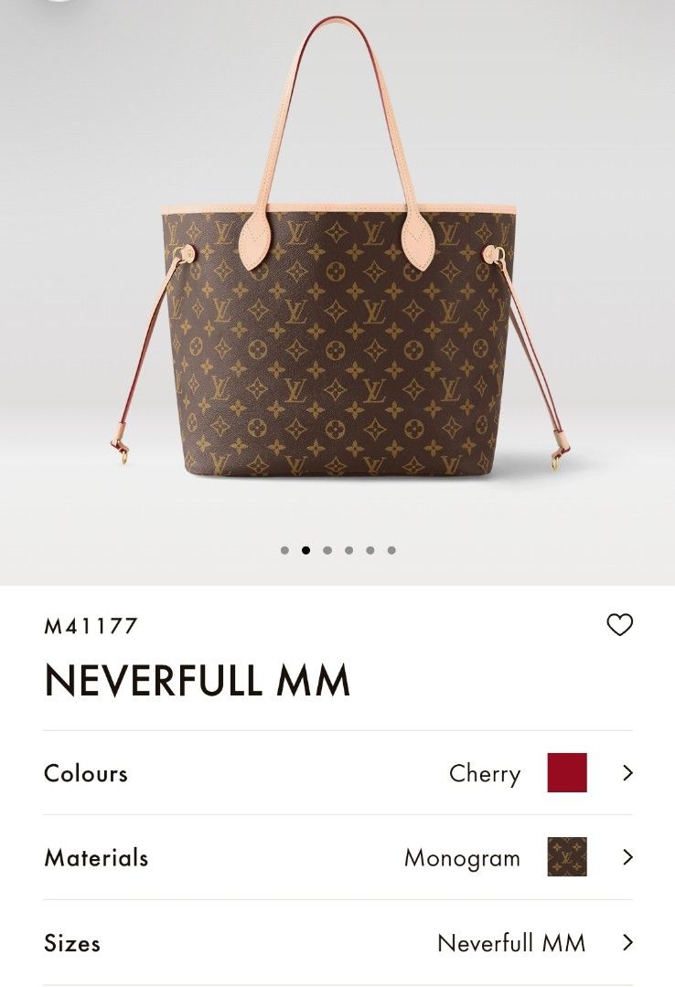 LOUIS VUITTON Monogram Neverfull MM M41177 Tote Bag from Japan