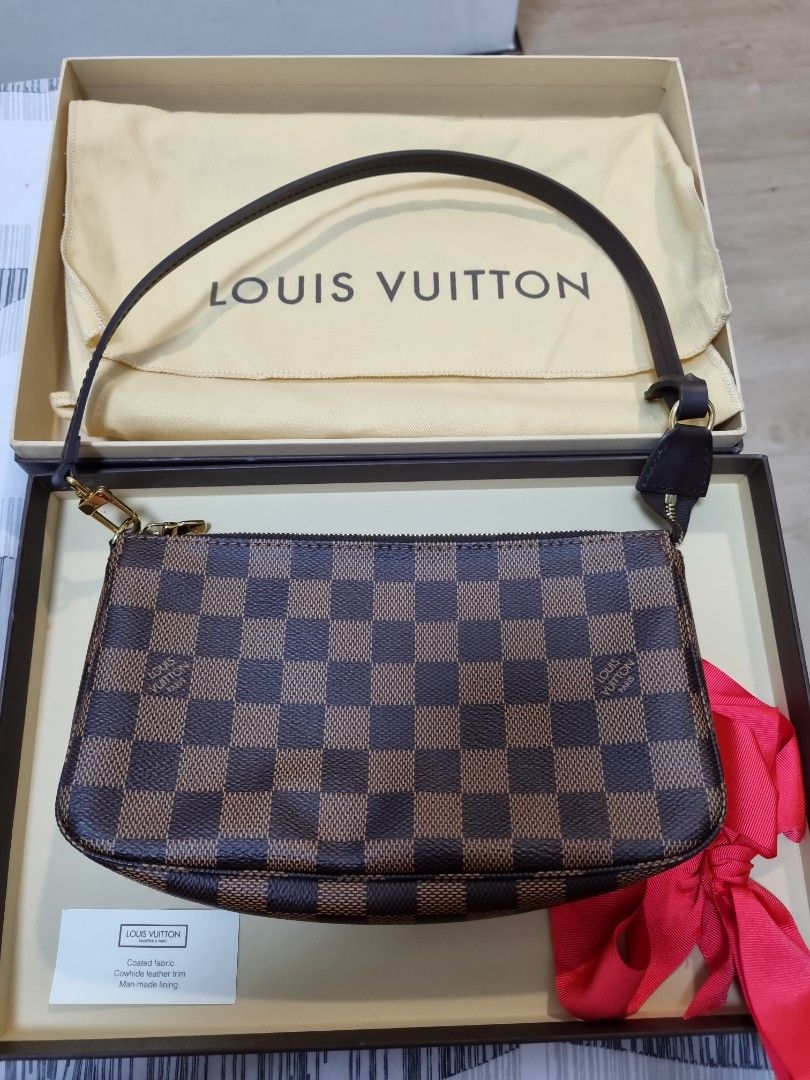 louis vuitton pochette accessoires damier ebene