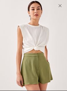love bonito laylia shorts in green