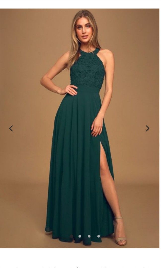 Lulus emerald dress online