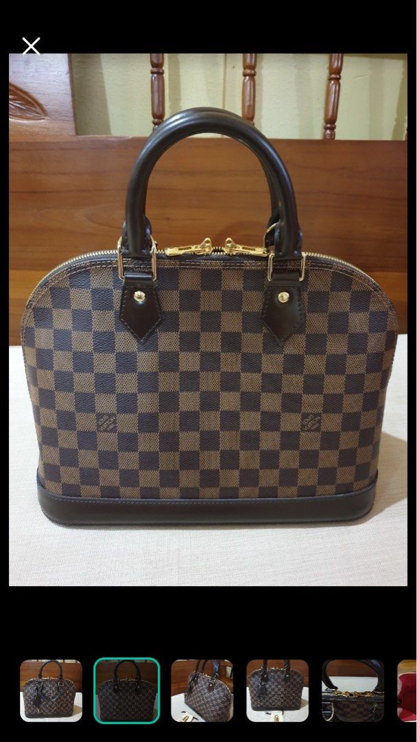LV Alma Damier PM (Category: Luxury Bags & Wallets) located in Batac City. Submitted by fab_glam_preloved (Listing ID 1213534821, Image 2). Description: 10/10 condition bag 9/10 condition lock & key over all in excellent condition .