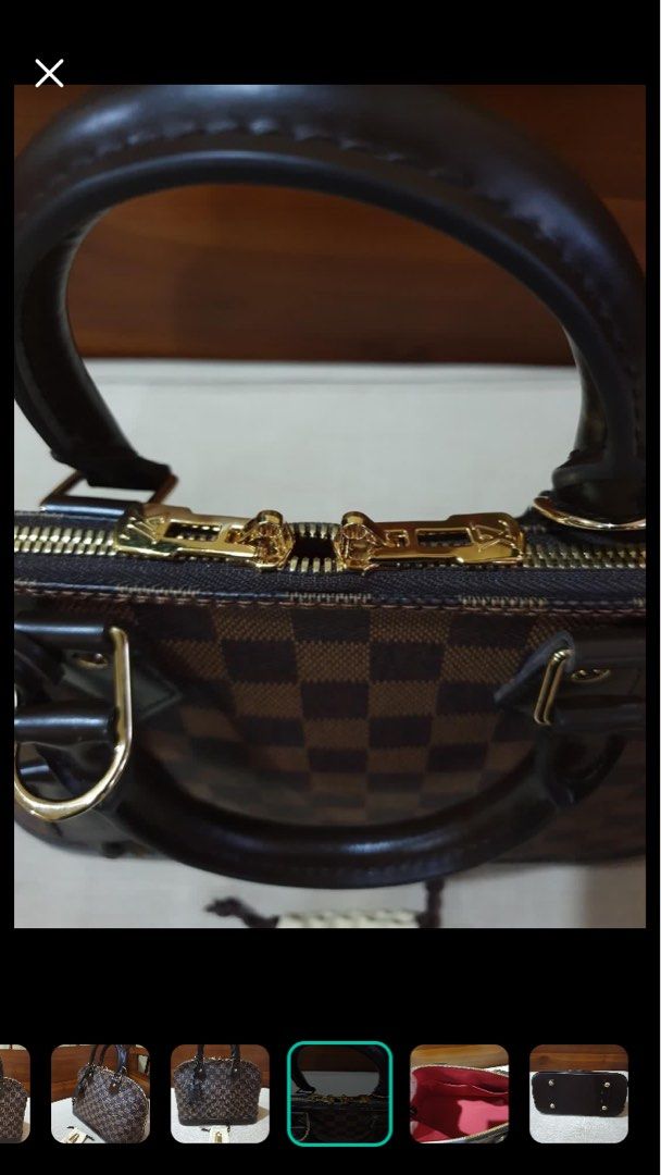 LV Alma Damier PM (Category: Luxury Bags & Wallets) located in Batac City. Submitted by fab_glam_preloved (Listing ID 1213534821, Image 3). Description: 10/10 condition bag 9/10 condition lock & key over all in excellent condition .