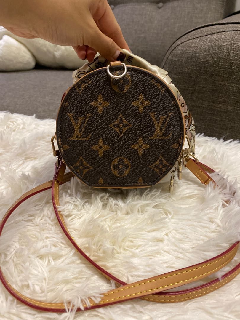LV Mini Boite Chapeau / round sling bag, Luxury, Bags & Wallets on