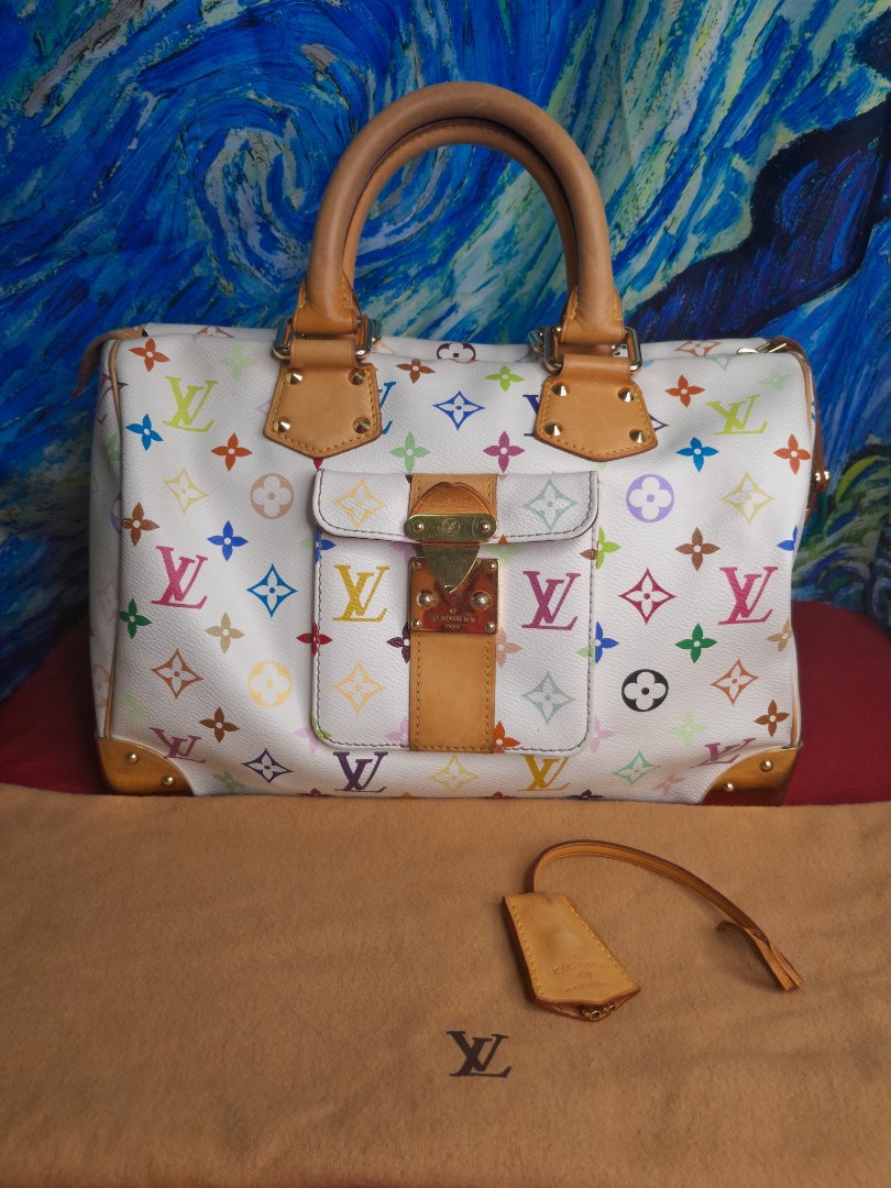 Lv speedy multicolor 30, Luxury, Bags & Wallets on Carousell