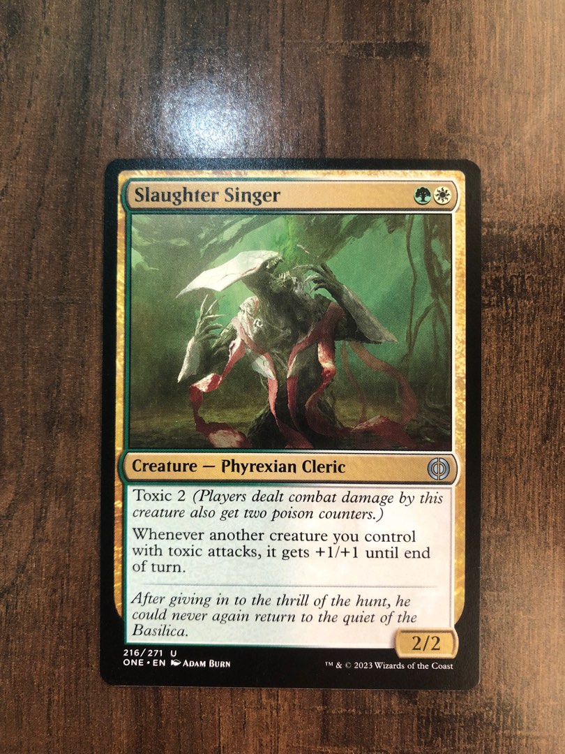 Magic the Gathering Slaughter Singer, Hobbies & Toys, Toys & Games on