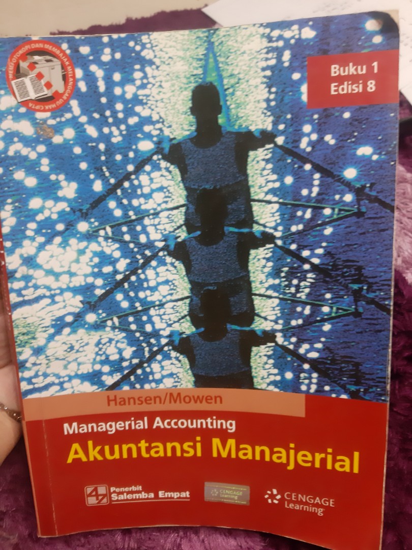 MANAGERIAL ACCOUNTING, Buku & Alat Tulis, Buku Di Carousell