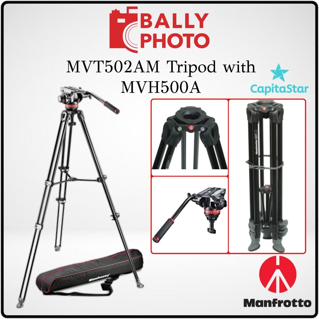 Manfrotto MVH500A MT502AM 三脚