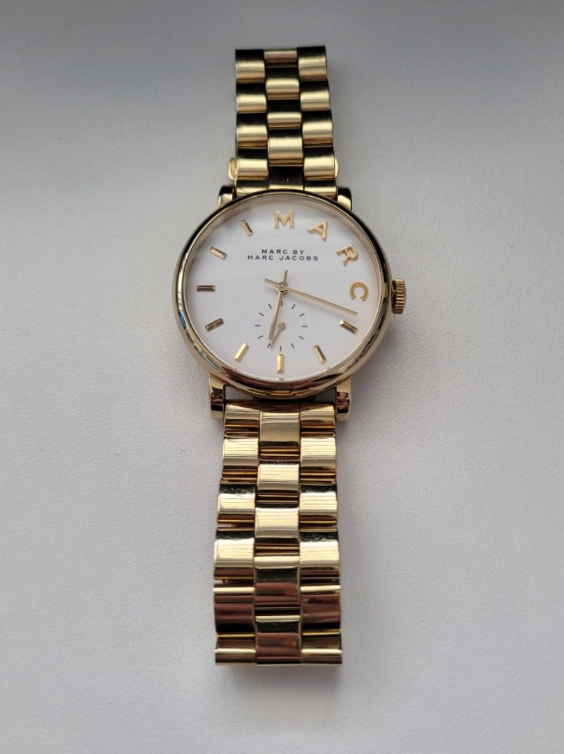 Marc jacobs on sale baker watch gold
