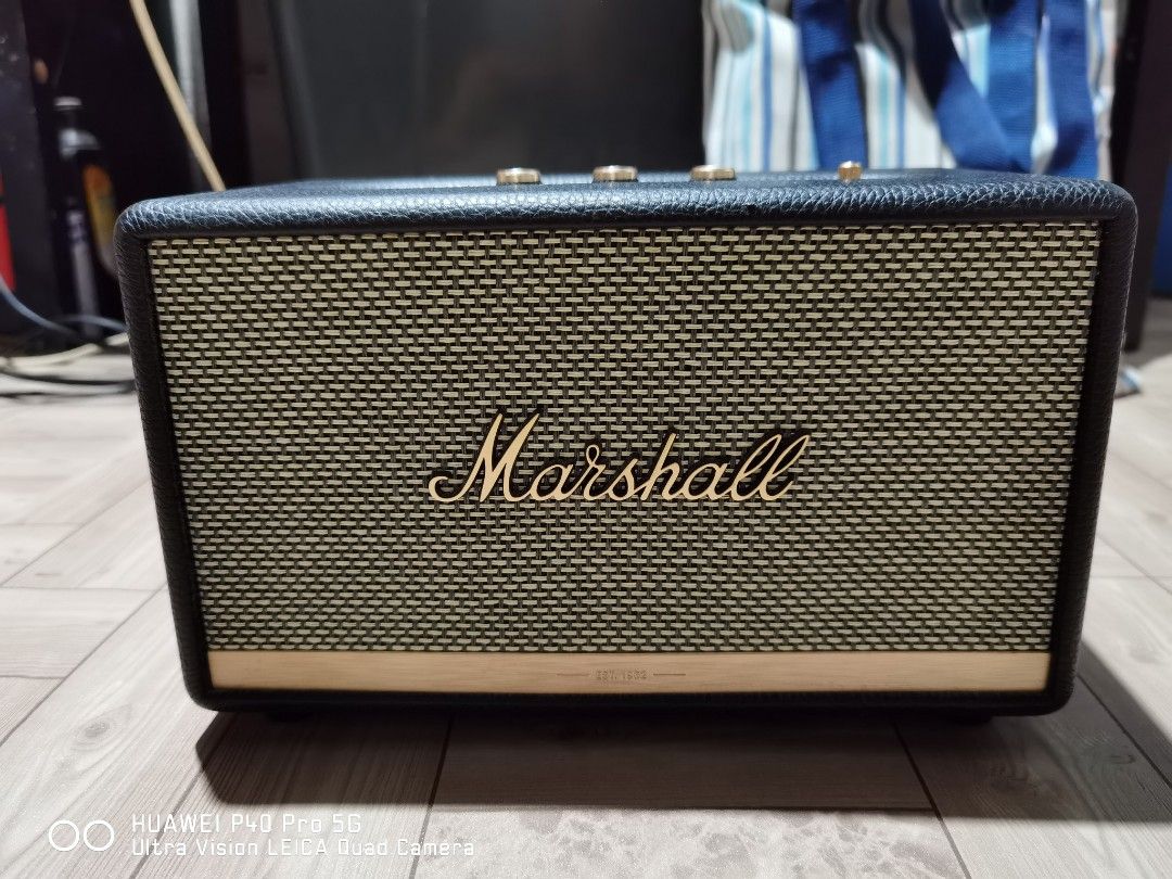中古 Marshall ワイヤレススピーカー ACTON II ブラウン 限定色