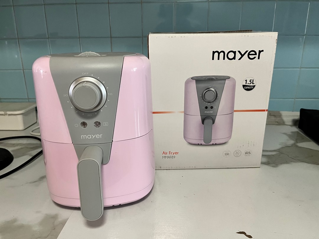 Mayer 1.5L Air Fryer Pink MMAF89, TV & Home Appliances, Kitchen