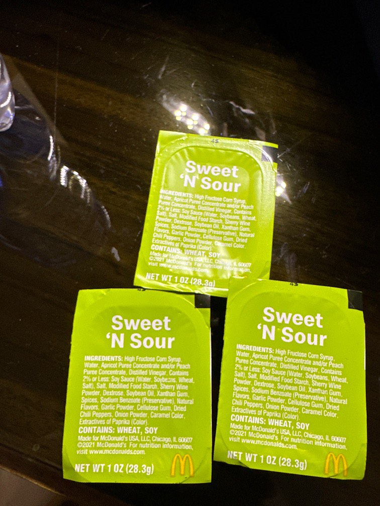 McDonald sweet and sour sauce, Food & Drinks, Spice & Seasoning on
