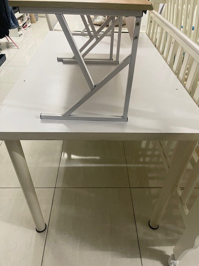 Meja putih, Furniture & Home Living, Kitchenware & Tableware, Other