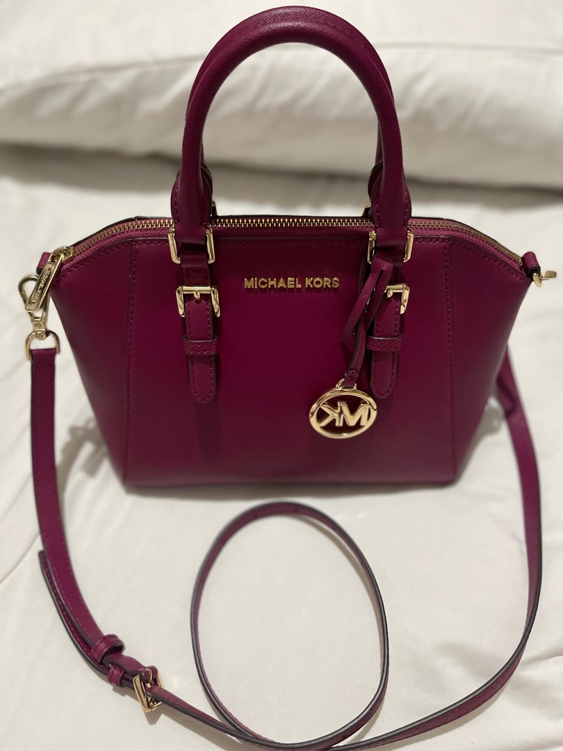 Michael Kors medium Ciara messenger Crossbody bag, Luxury, Bags