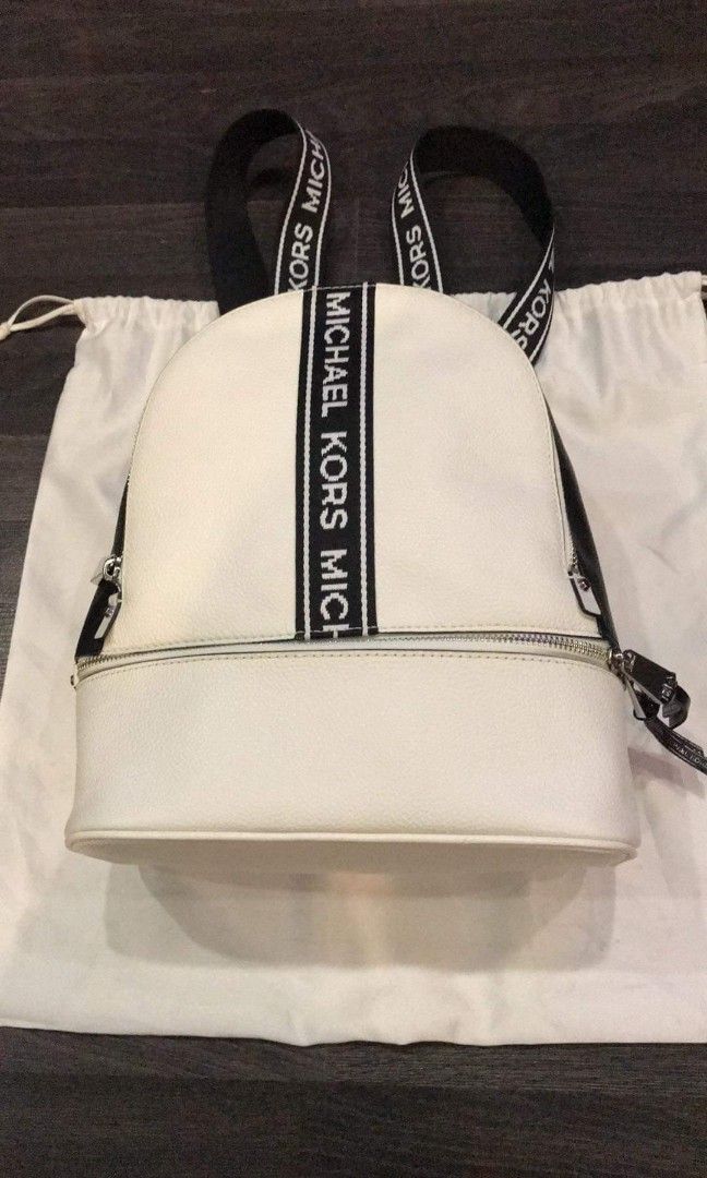 Michael michael kors rhea store medium logo tape backpack