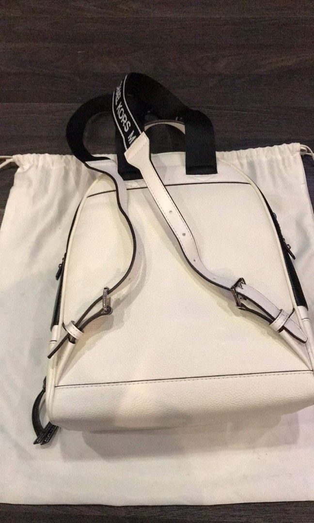 Michael michael kors rhea best sale medium logo tape backpack